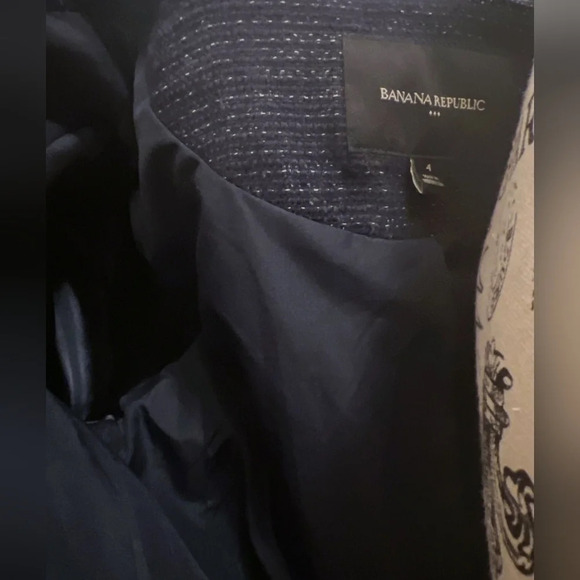 NWOT Banana Republic Tweed jacket size 4 - Picture 6 of 8
